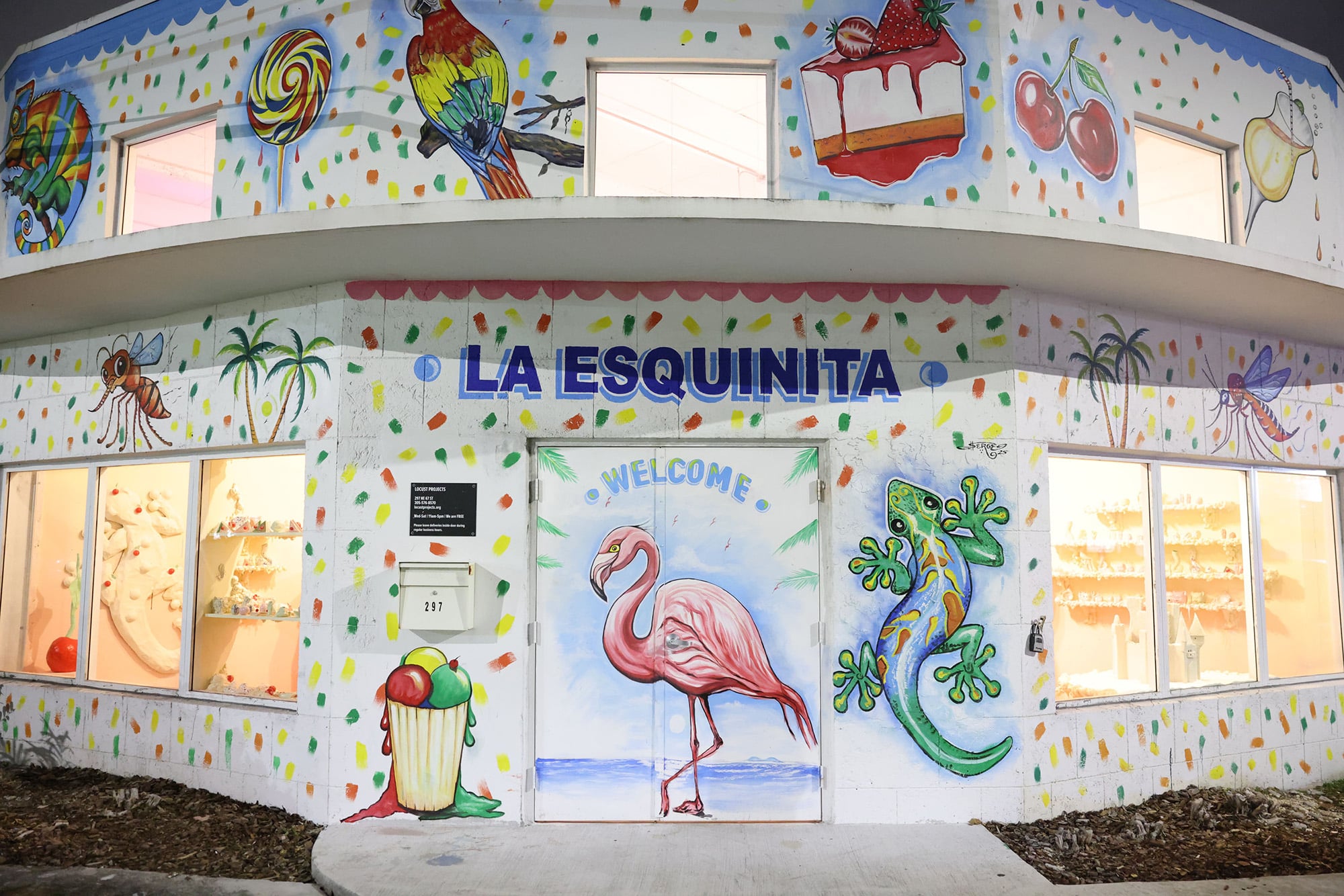 La Esquinita storefront exterior at Locust Projects